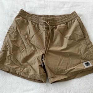 Tan 7-inch Vans Volley Shorts